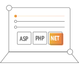 支持ASP、PHP、.Net等多種語(yǔ)言開(kāi)發(fā)